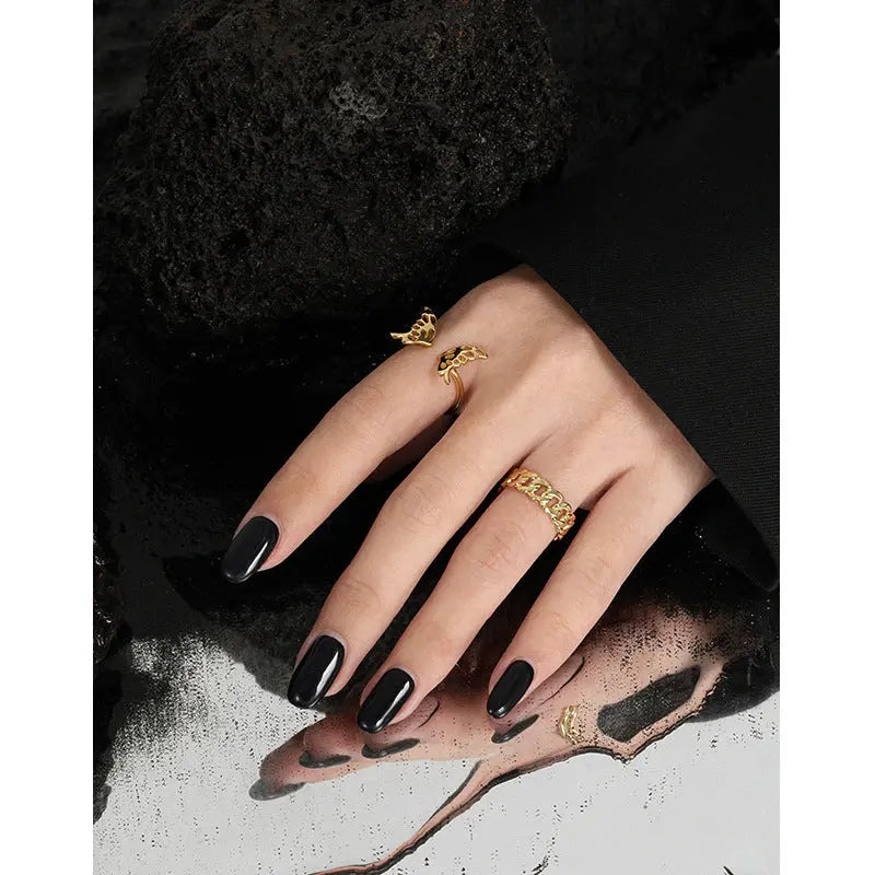 Elegant Twist Silver Stacking Ring