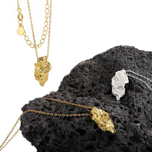 Elodie's Elegance Silver Pendant Necklace