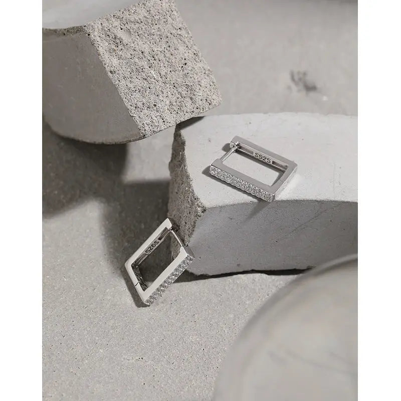 GEOMETRIC BRILLIANCE EARRINGS - OPHRASTUDIO