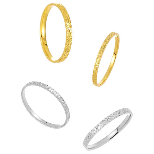 Shattered Sparkle Silver Ring