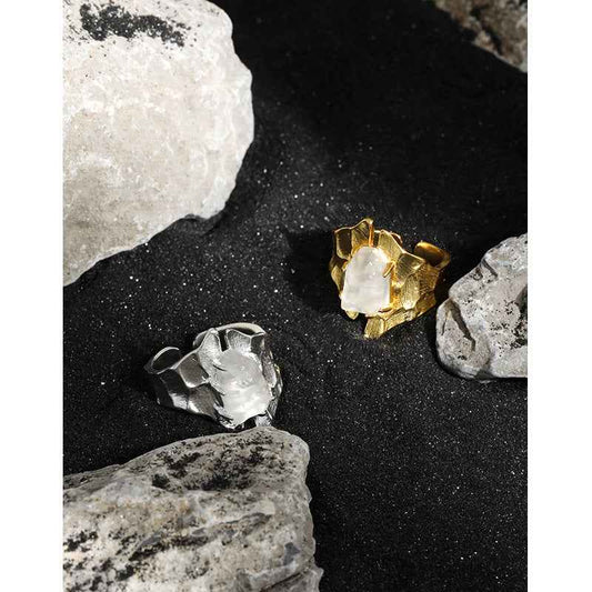 Aurora Silver Crystal Ring