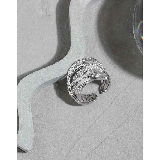 Circe's Multi-Layer Silver Statement Ring