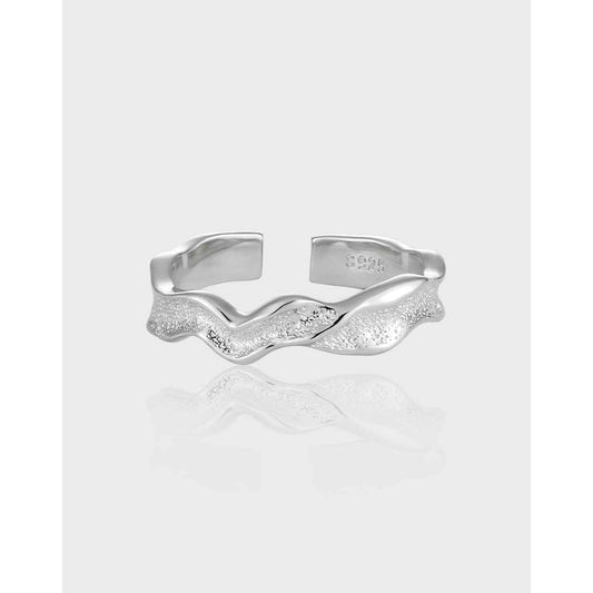 Ariel's Bubble Dream Silver Stacking Ring