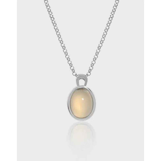 Ethereal Elegance Silver Pendant Necklace