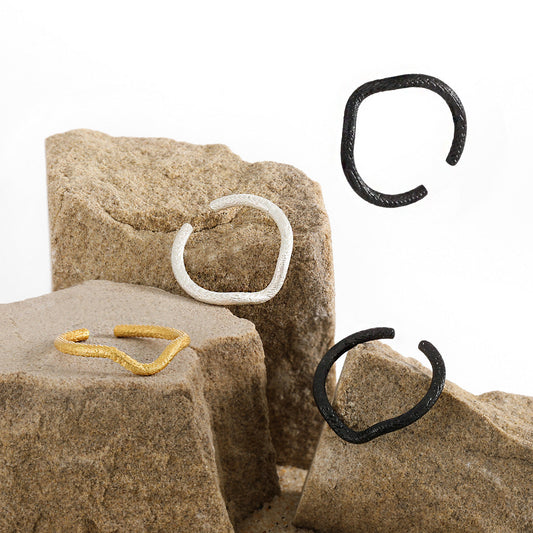 Snow White's Enchanted Silver Stacking Ring