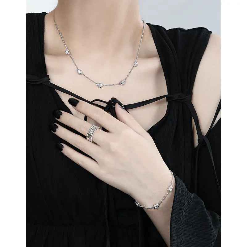 Ophelia's Silver Chain Necklace