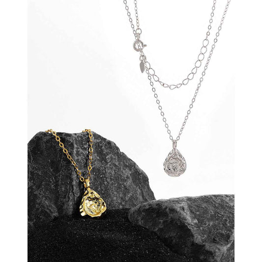 Morgan Le Fay Silver Pendant Necklace