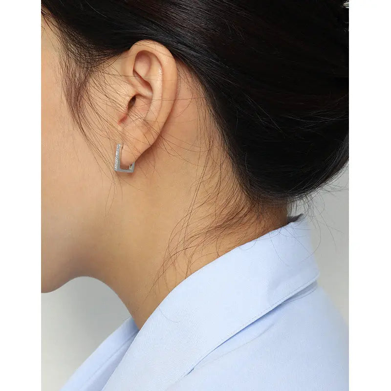 GEOMETRIC BRILLIANCE EARRINGS - OPHRASTUDIO