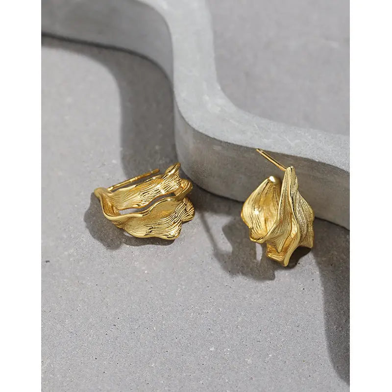 MINIMALIST IRREGULAR TEXTURE STUDS - OPHRASTUDIO