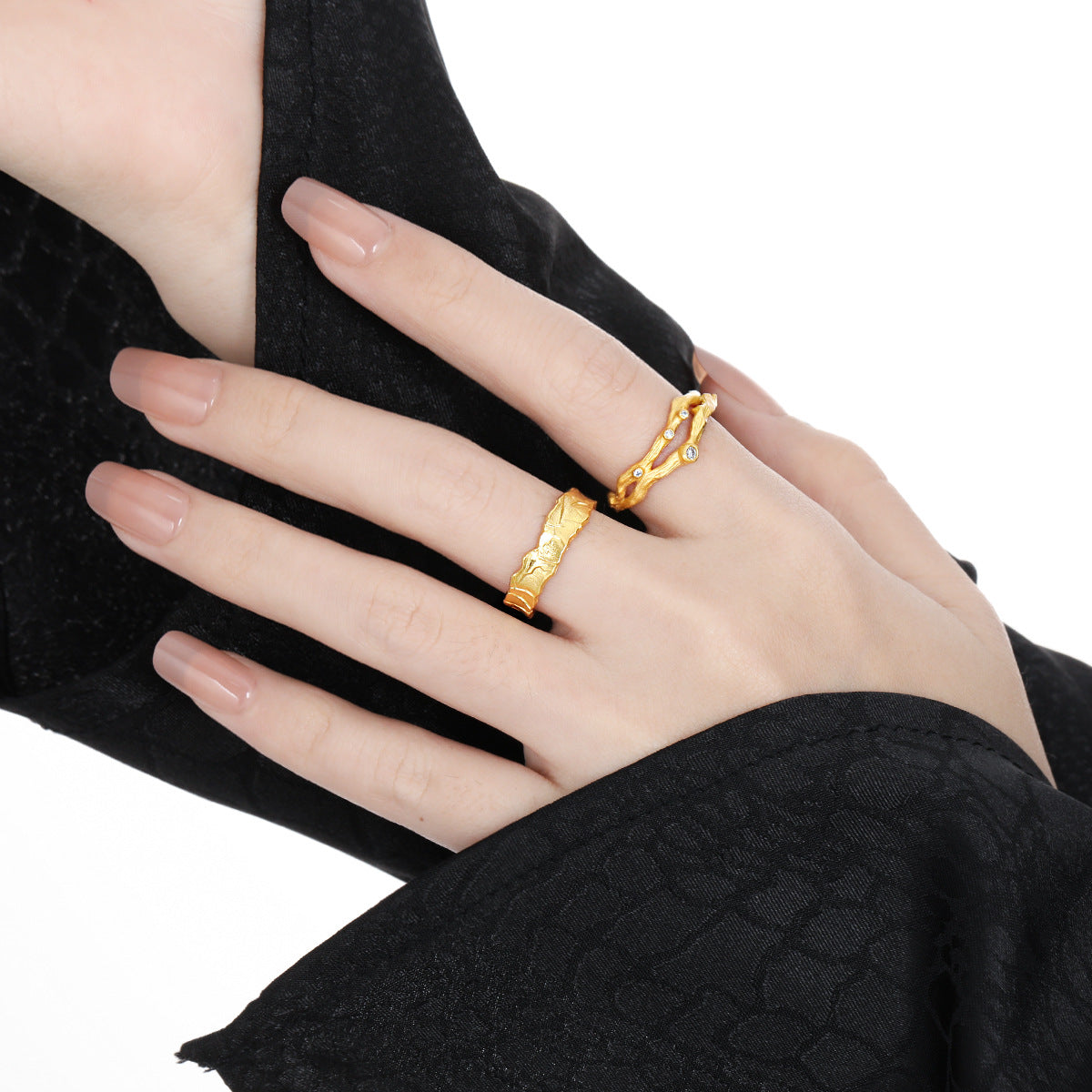 AURORA'S HALO SILVER RING OPHRASTUDIO