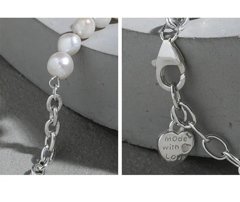 BAROQUE PEARL LUXE CHAIN BRACELET - OPHRASTUDIO