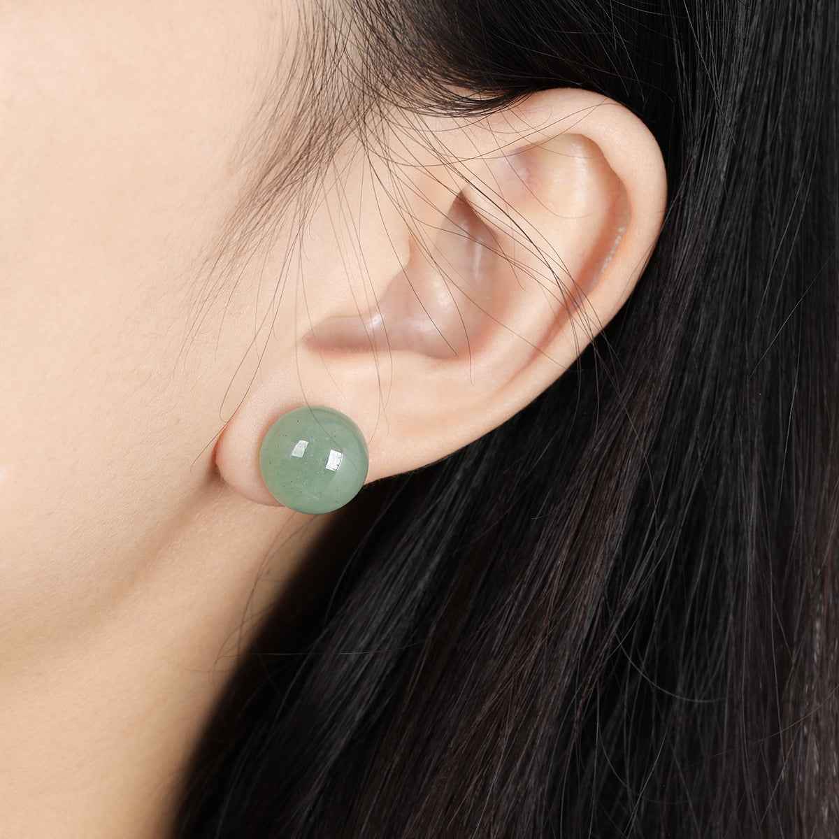 Cinderella's Sparkle Silver Stud Earrings