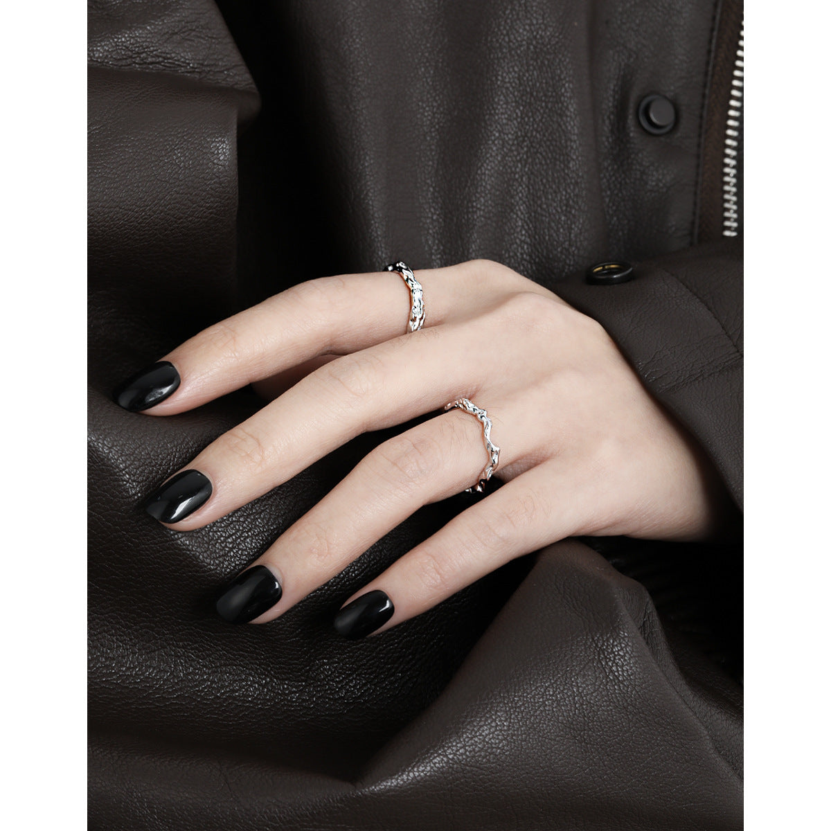 ENCHANTED MEADOW SILVER RING OPHRASTUDIO