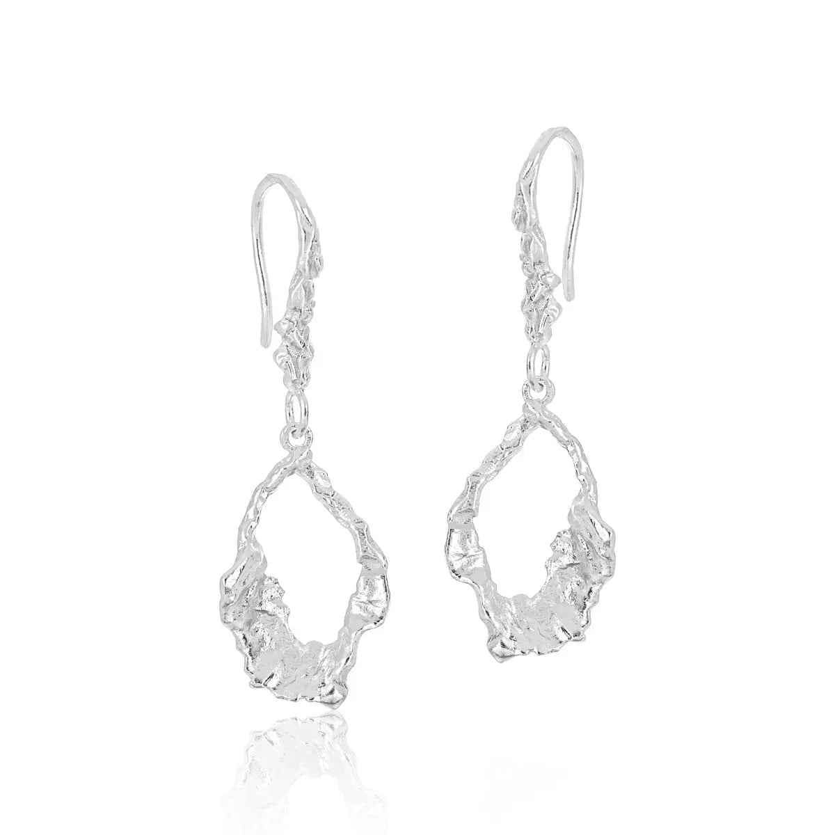 Moonlight Silver Drop Earrings
