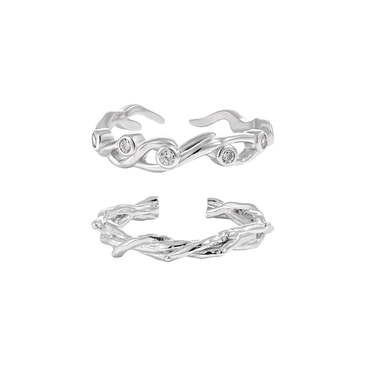 ETERNAL SPIRAL SILVER RING OPHRASTUDIO