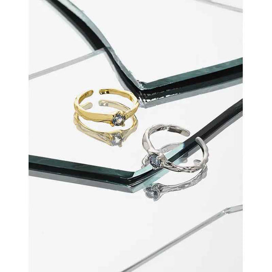 Isolde's Blue Silver Statement Ring