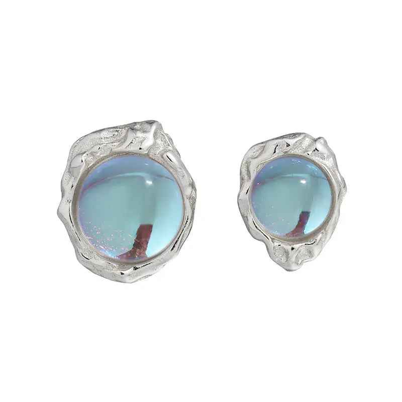 Selene's Luxury Silver Moonstone Earrings
