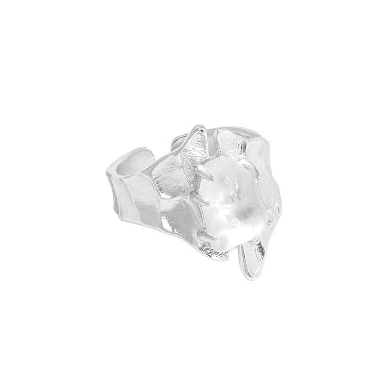 Aurora Silver Crystal Ring