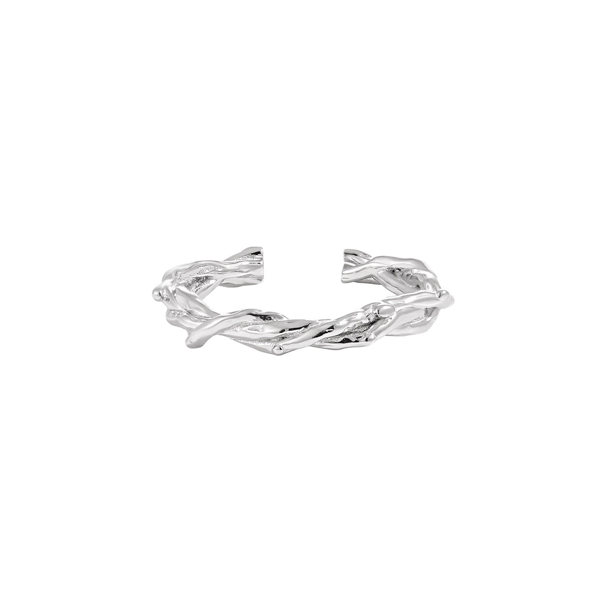 ETERNAL SPIRAL SILVER RING OPHRASTUDIO
