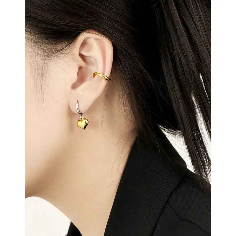 Love's Chromatic Embrace Silver Drop Earrings