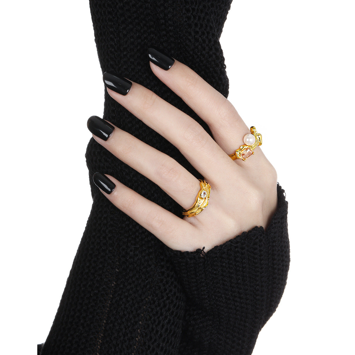 BELLE'S STRIPE SILVER RING OPHRASTUDIO