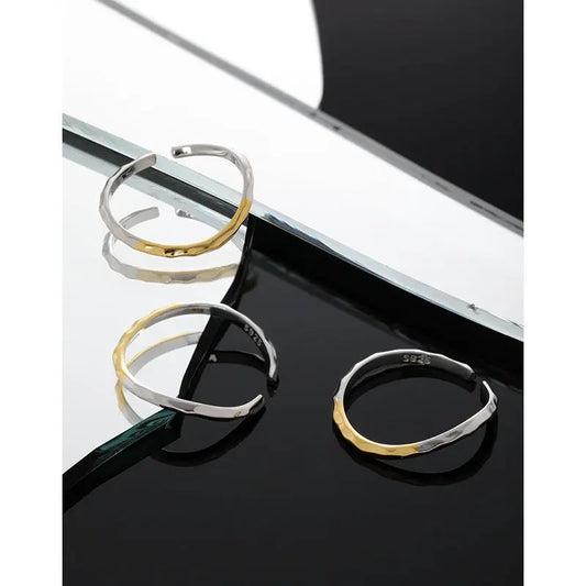 Pure Lines Silver Stacking Ring