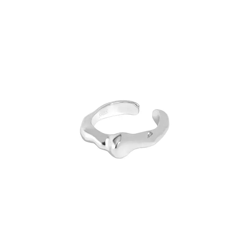 IRREGULAR TEXTURE EAR CLIP - OPHRASTUDIO
