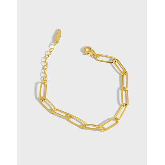 Athena's Silver Chain Bracelet
