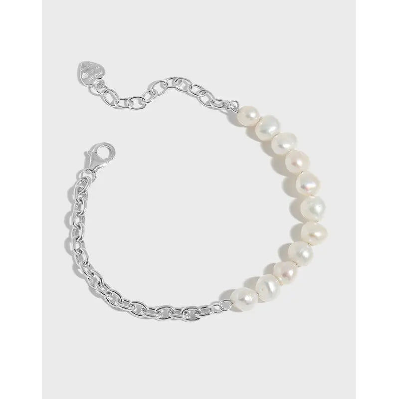 BAROQUE PEARL LUXE CHAIN BRACELET - OPHRASTUDIO