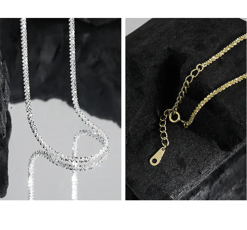 SPARKLING STAR S925 STERLING SILVER NECKLACE - OPHRASTUDIO
