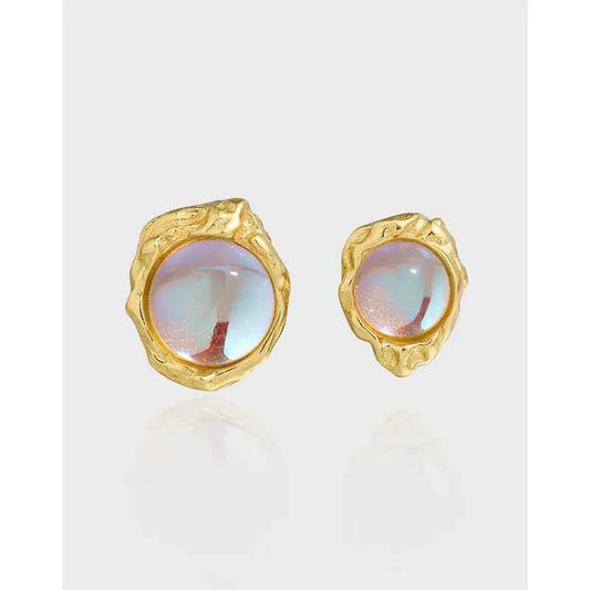 Selene's Luxury Silver Moonstone Earrings
