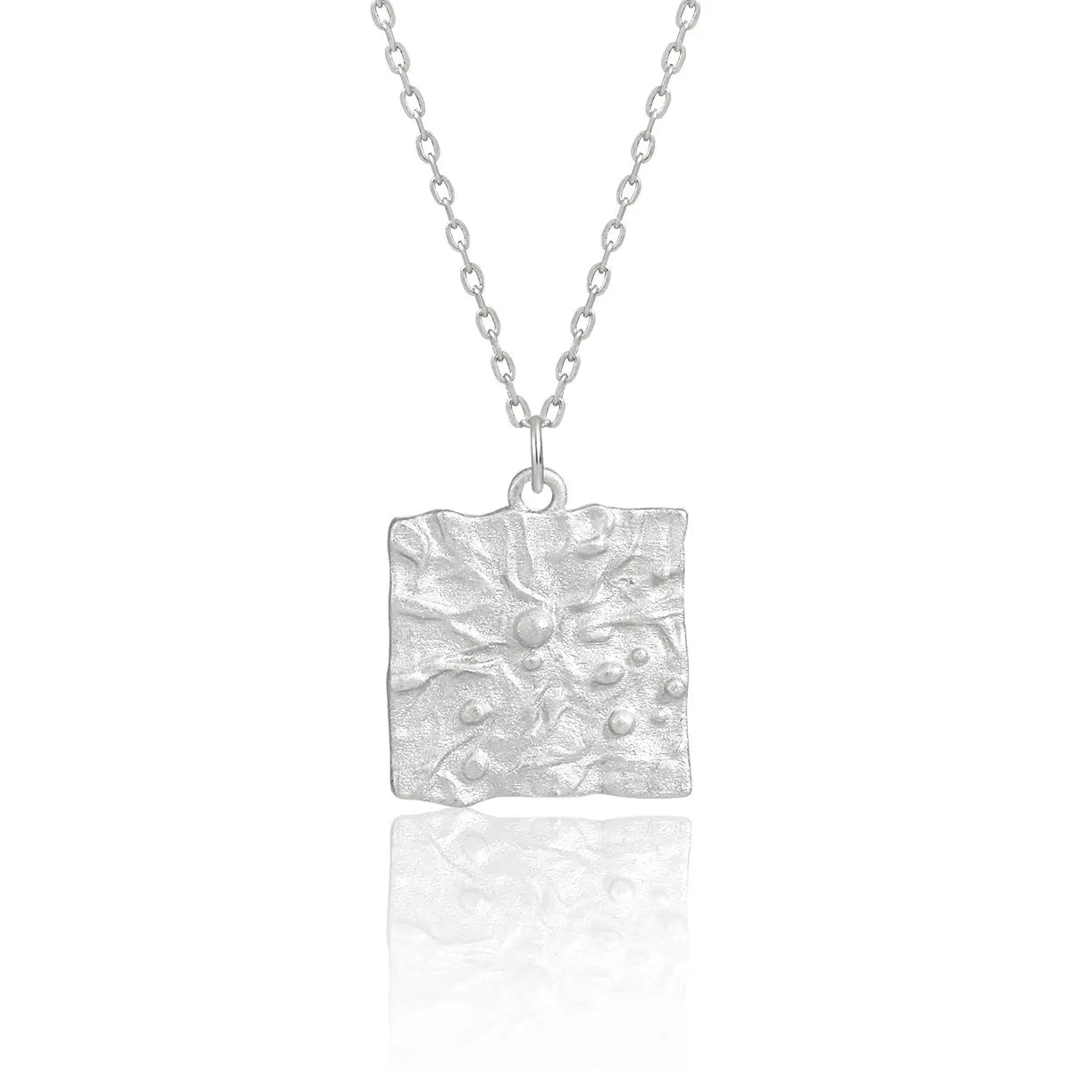 GEOMETRIC SQUARE NECKLACE - OPHRASTUDIO