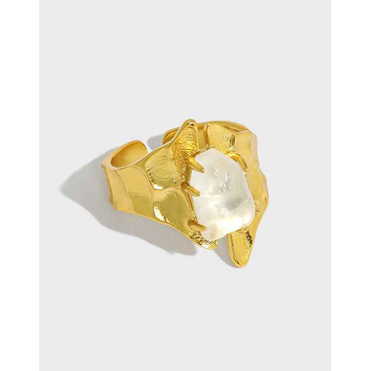 Aurora Silver Crystal Ring