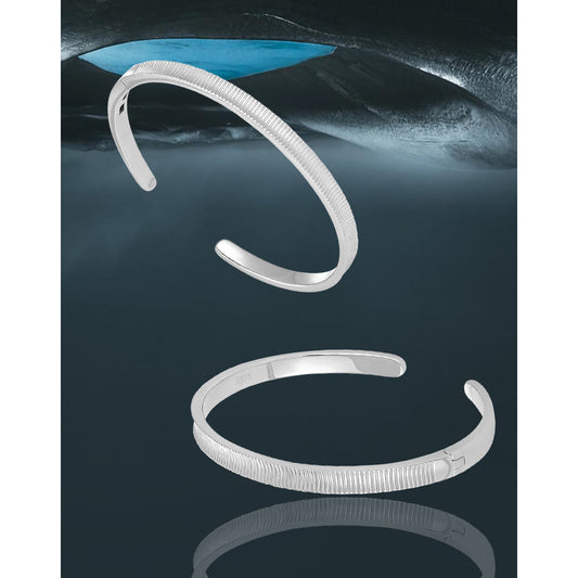 Vintage Ribbed Open Cuff Bracelet OPHRASTUDIO