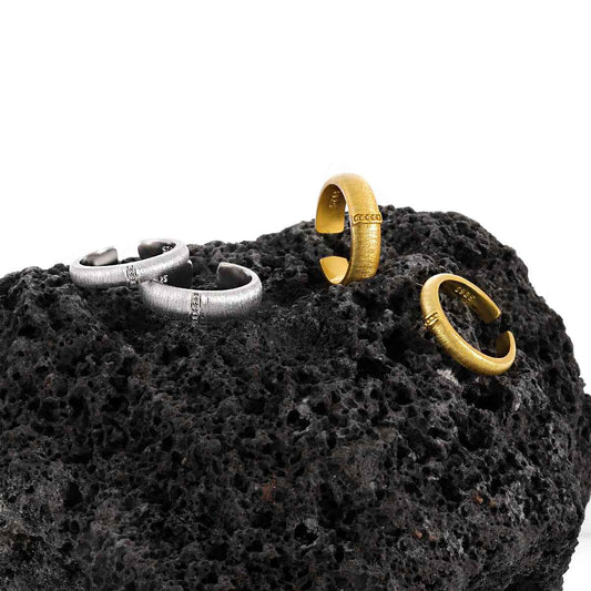 Eira's Frost Silver Statement Ring