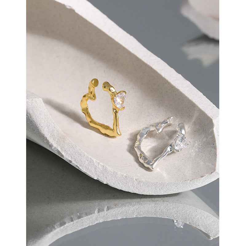 Glinting Grace Sterling Silver Ear Cuff Earring