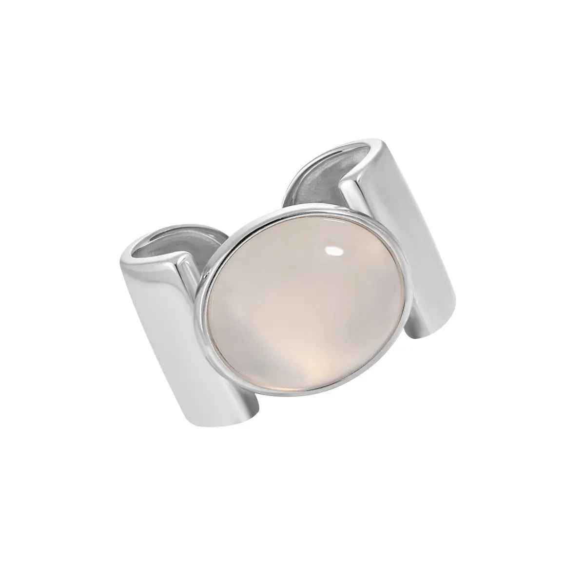 Seraphina's Gemstone Glow Silver Signet Ring