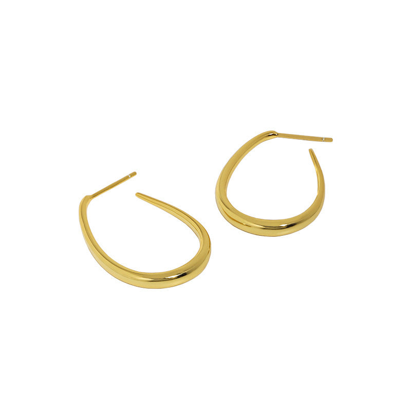 U-Form Polished Hoop Earrings OPHRASTUDIO