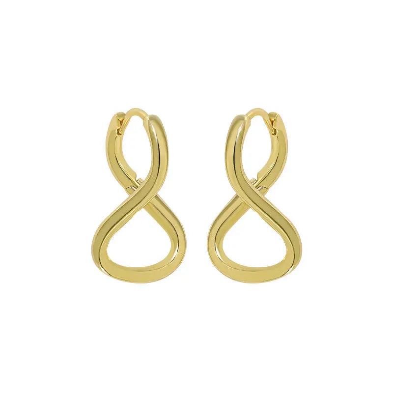 Ethereal Linear Silver Hoop Earrings