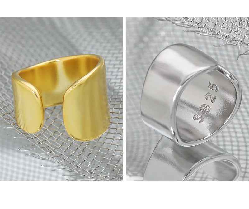 Irregular Surface Sterling Silver Ear Cuff Earring