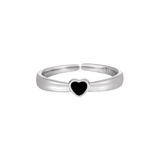 Heart Enamel Stacking Ring OPHRASTUDIO