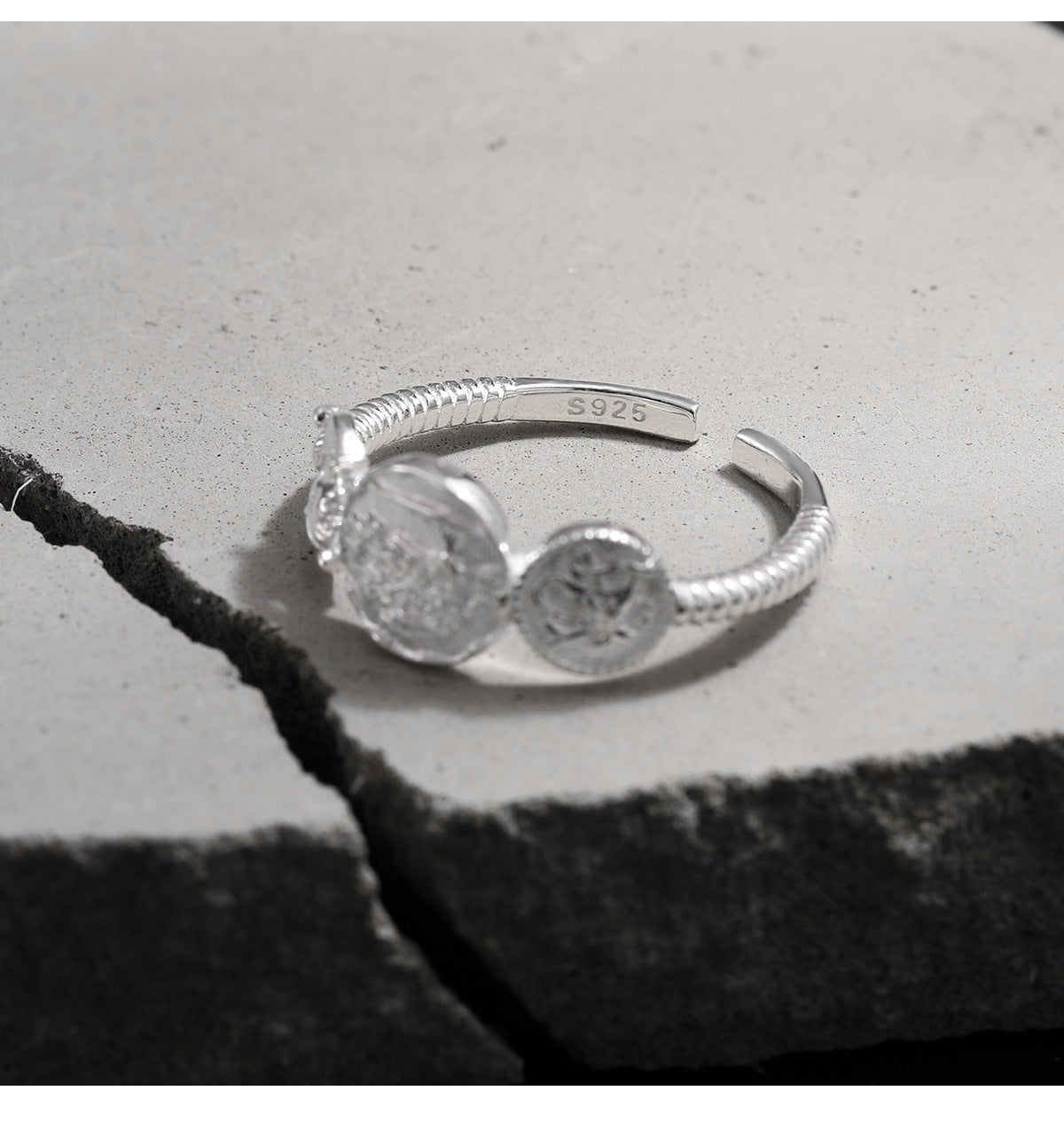Athena's Legacy Coin Ring OPHRASTUDIO