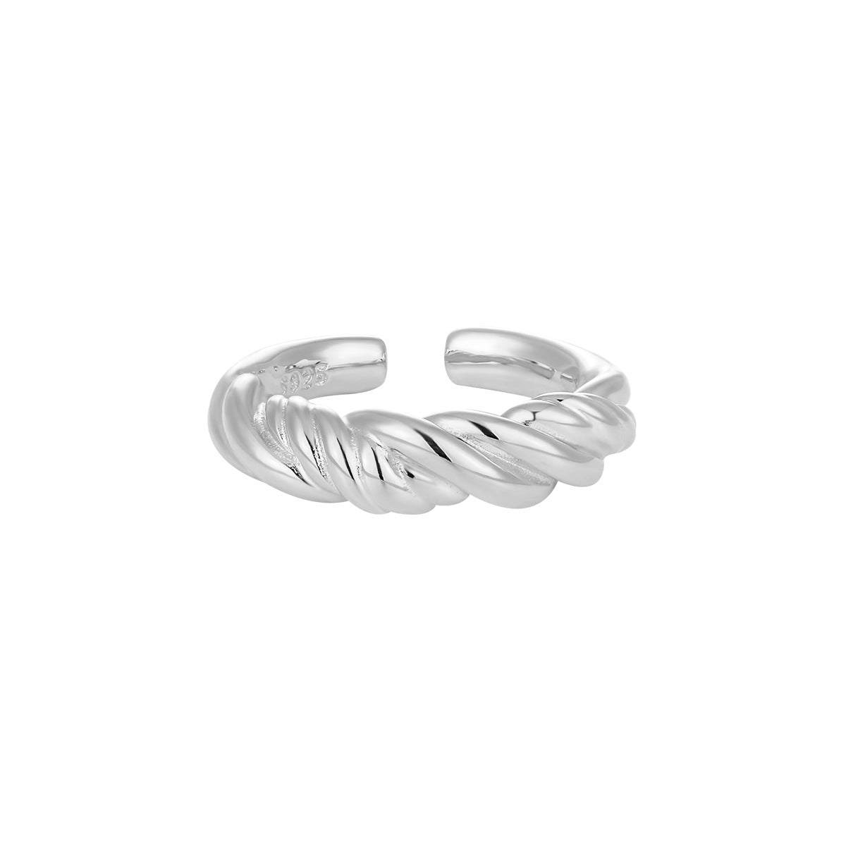 GUINEVERE'S TWIST SILVER RING OPHRASTUDIO