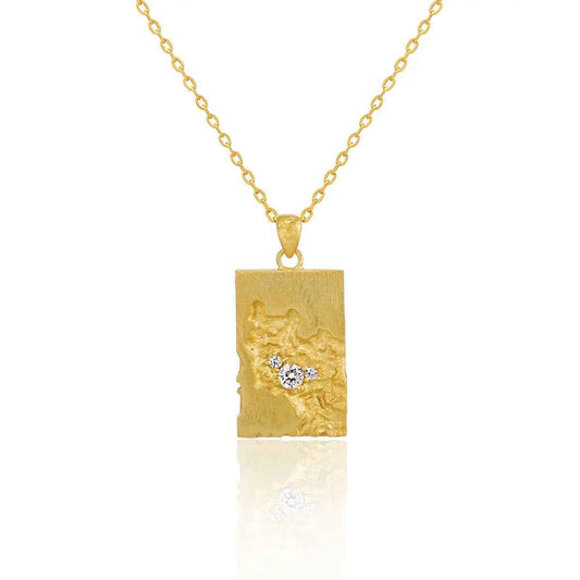 Asymmetry Allure Silver Pendant Necklace