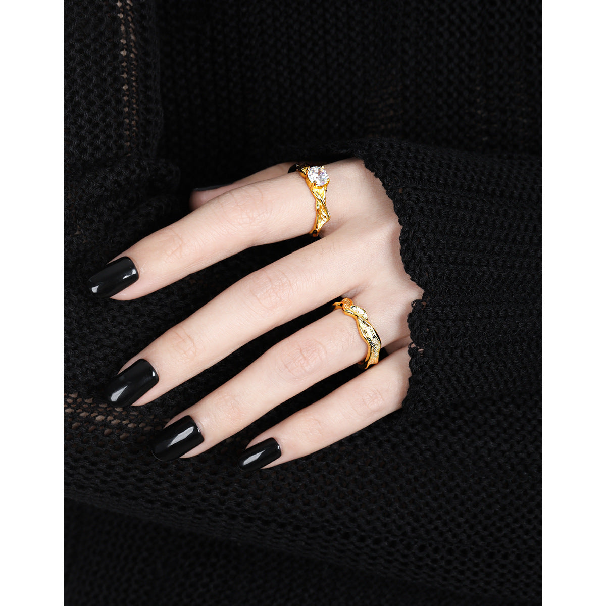 ARIEL'S BUBBLE DREAM SILVER RING OPHRASTUDIO