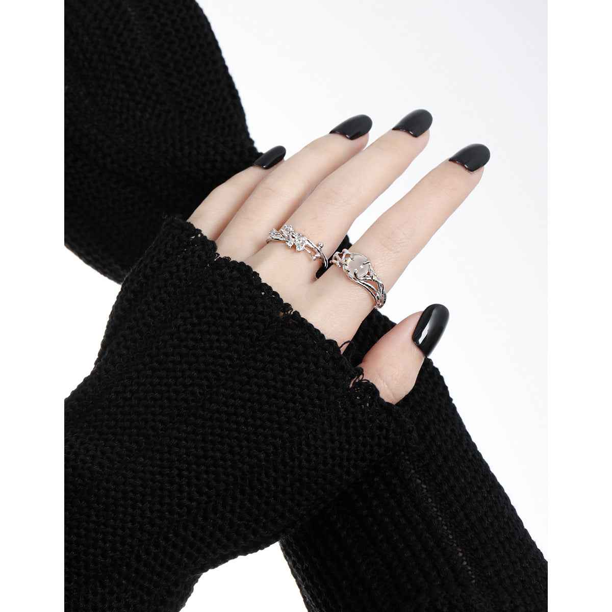 Cinderella's Sparkle Silver Statement Ring