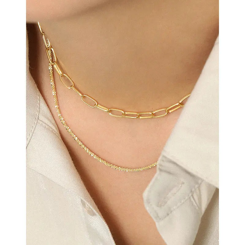NICHE SIMPLE CHAIN CHOKER - OPHRASTUDIO