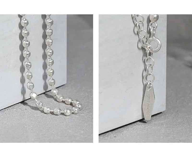 Selene's Sterling Silver Ball Chain Necklace