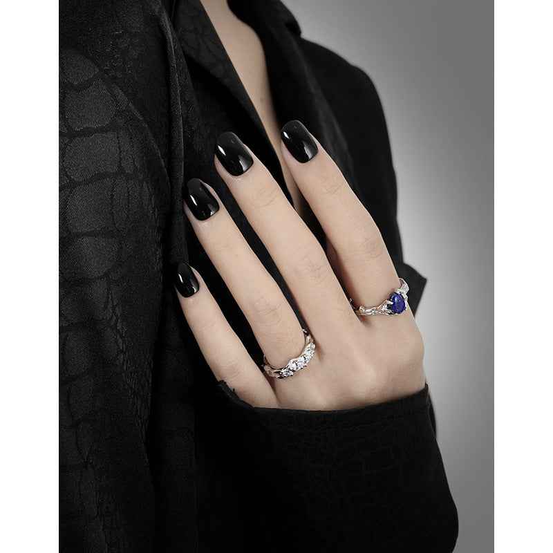 Azure Majesty Silver Lapis Lazuli Ring