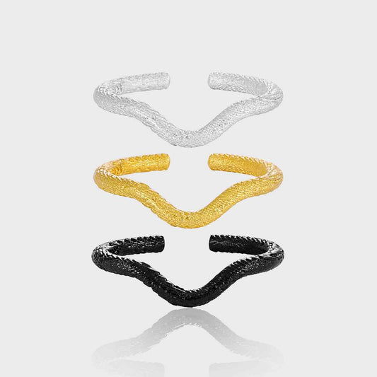 Snow White's Enchanted Silver Stacking Ring
